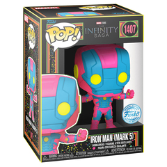 Funko POP! Marvel Infinity Saga: Iron Man (Mark 5) (Blacklight Exc) (1407)
