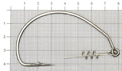 Крючки офсетные PREDATOR LJH356, размер 10/0, упаковка 2шт.