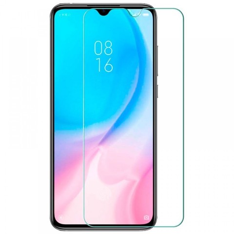 Защитное стекло 2.5D 0,3 мм 9H Premium с отступами от края экрана для Xiaomi Mi CC9 (Глянцевое)