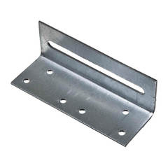 Уголок скользящий 30*30*120*2.0 мм, перфорированный, оцинкованный