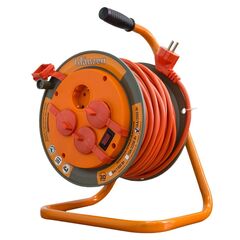 Удлинитель силов.на катушке 4гн.ПВС3*1,5 IP44 арт.EB-30-008 GLANZEN