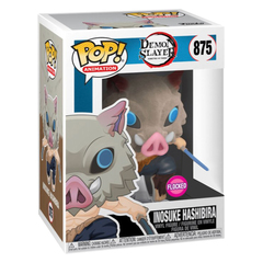 Funko POP! Demon Slayer: Inosuke Hashibira (Flocked Exc) (875)