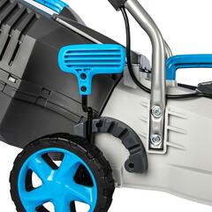 Газонокосилка аккумуляторная DDE BlueTech LMB 3340 (ширина 33 см, высота 25 - 70 мм, сборник, без ЗУ и АКБ)