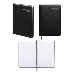 
          Записная книжка Basir, формат А5, со справочным материалом, серия "Business notebook", обложка Кожзам, 21*14.5 см, 100 листов, чёрный цвет