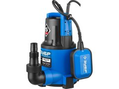 ЗУБР 750 Вт, дренажный насос с минимальным уровнем откачки, Профессионал (НПЧ-Т3-750)