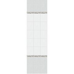 Панель ПВХ Novita 3D Мадлен сильвер фон 2700х250мм