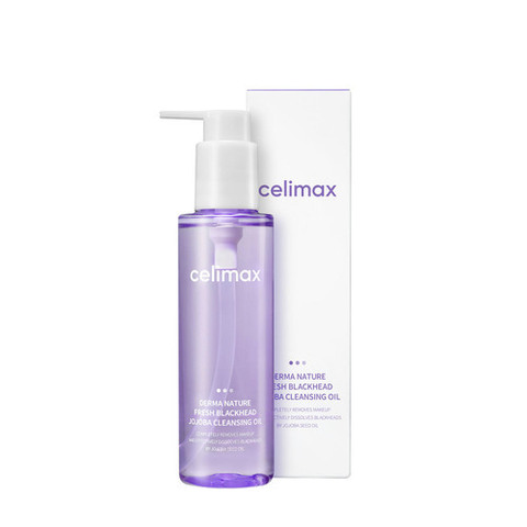 Масло гидрофильное легкое с экстрактом жожоба Celimax Fresh Blackhead Jojoba Cleansing Oil