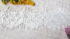 Французское кружево, ш. 5,5 см, белый