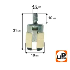 Фильтр топливный UNITED PARTS для бензопил 25-52 куб.см. (90-0250)