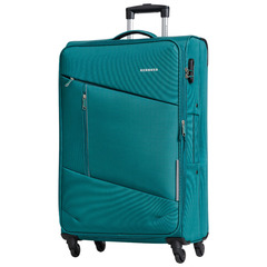 Чемодан Redmond тканевый облегченный большой XL Лазурный NF05L28 77х46х30(+3) см с расширением