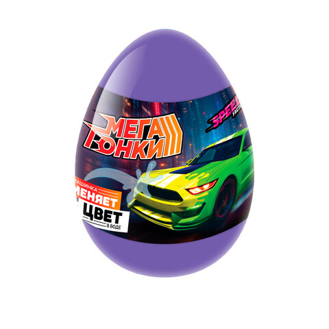 КОНФИТРЕЙД SPEED FACTOR Игрушка в пластиковом яйце 1кор*6бл*12шт