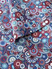 Ткань бязь плательная, рис. "Калейдоскоп", ширина 150 см, арт. 352