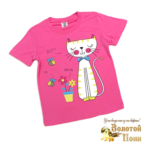 Футболка хлопок д (5-8) 260324-VT879