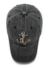 Картинка кепка Skully Wear baseball cap ancor black - 9
