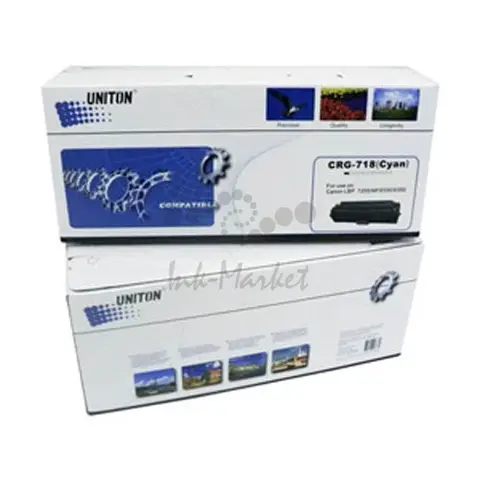 Совместимый картридж UNITON Premium для CANON LBP-7200 Cartridge 718C синий