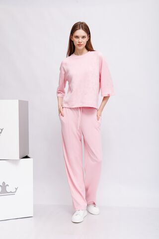 Frieda & Freddies Костюм спортивный из хлопка с узором в пальмы