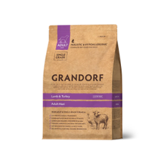 Сухой корм GRANDORF DOG Lamb&Turkey MAXI ягненок с индейкой для взрослых собак крупных пород 3кг