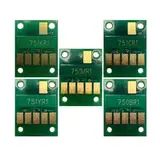 Чипы для картриджей, ПЗК и СНПЧ для Canon PIXMA iX6870, iP7270, iX6770, MX927, MX727, MG6670, MG6470, MG5670, MG5570, MG5470, авто обнуляемые PGI-750, CLI-751, комплект 5 цветов
