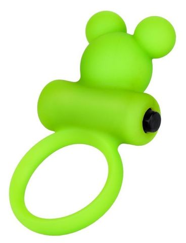 Зеленое виброкольцо на пенис A-Toys - A-toys 768018