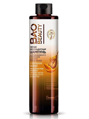 Baobeauty Шампунь Мягкий Бессульфатный для всех типов волос 250г Белита-М