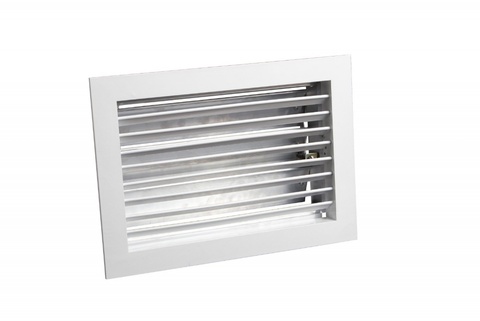 Купить Решетка вентиляционная Р-Г с 350х350 RAL 9016 (белый) с КРВ. недорого со склада в Хабаровске, Якутске, Владивостоке, Южно-Сахалинске, Благовещенске