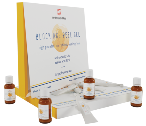 Пилинг Medic Control Peel с 5% ретиноевой кислотой - Block Age Peel Gel (набор на 5 процедур)