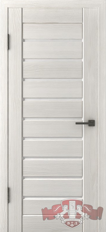 Дверь Л3ПГ5 стекло белое (беленый дуб, остекленная экошпон), фабрика Владимирская фабрика дверей