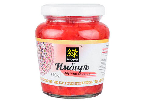 Имбирь маринованный Мидори, 160г