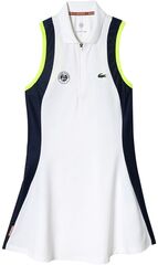 Теннисное платье Lacoste Sport Roland Garros Edition Sleeveless Dress - white/navy blue