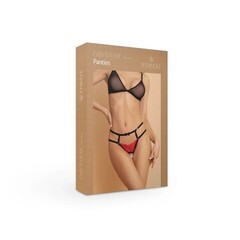 Красные трусики с доступом и лентами (Easy to love) (р)