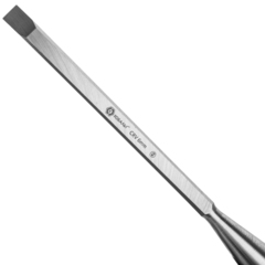 Стамеска плоская КОБАЛЬТ 6 х 140 мм, CR-V, двухкомпонентная рукоятка (1 шт.) блистер (Арт. 245-503)