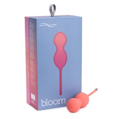 Коралловые вагинальные шарики с вибрацией Bloom - 
