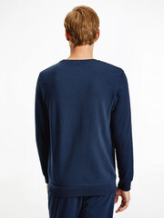 Толстовка теннисная Calvin Klein L/S Sweatshirt - blue shadow w/white