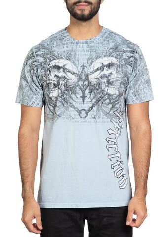 Affliction | Футболка мужская COLLAPSE SKY BLUE A26368 перед