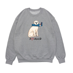 Свитшот "Алабай любит людей - рисунок"