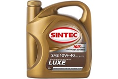Масло SINTEC Люкс SAE 10W-40 API SL/CF канистра 5л/Motor oil 5l can