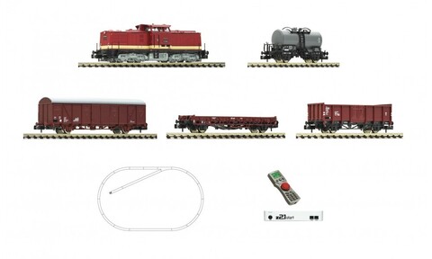 Цифровой набор Z21: Тепловоз + 4 г вагона