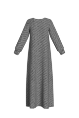 Милослава. Платье макси трапеция с длинным рукавом PL-42-2316