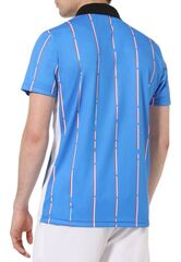 Теннисное поло Australian Ace Polo Shirt With Stripes - blu zaffiro