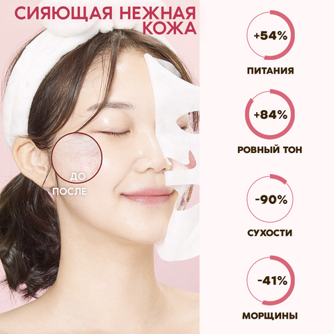 ПИТАТЕЛЬНАЯ ТКАНЕВАЯ МАСКА ДЛЯ ЛИЦА С ЭКСТРАКТОМ ФИТОПЛАЦЕНТЫ JMSOLUTION SELFIE NOURISHING PHYTO PLACENTA MASK,10 ШТУК