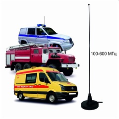 АНТЕННА МА-1440/ANTENNA.RU 100-600 МГЦ НА МАГНИТЕ ШТЫРЕВАЯ