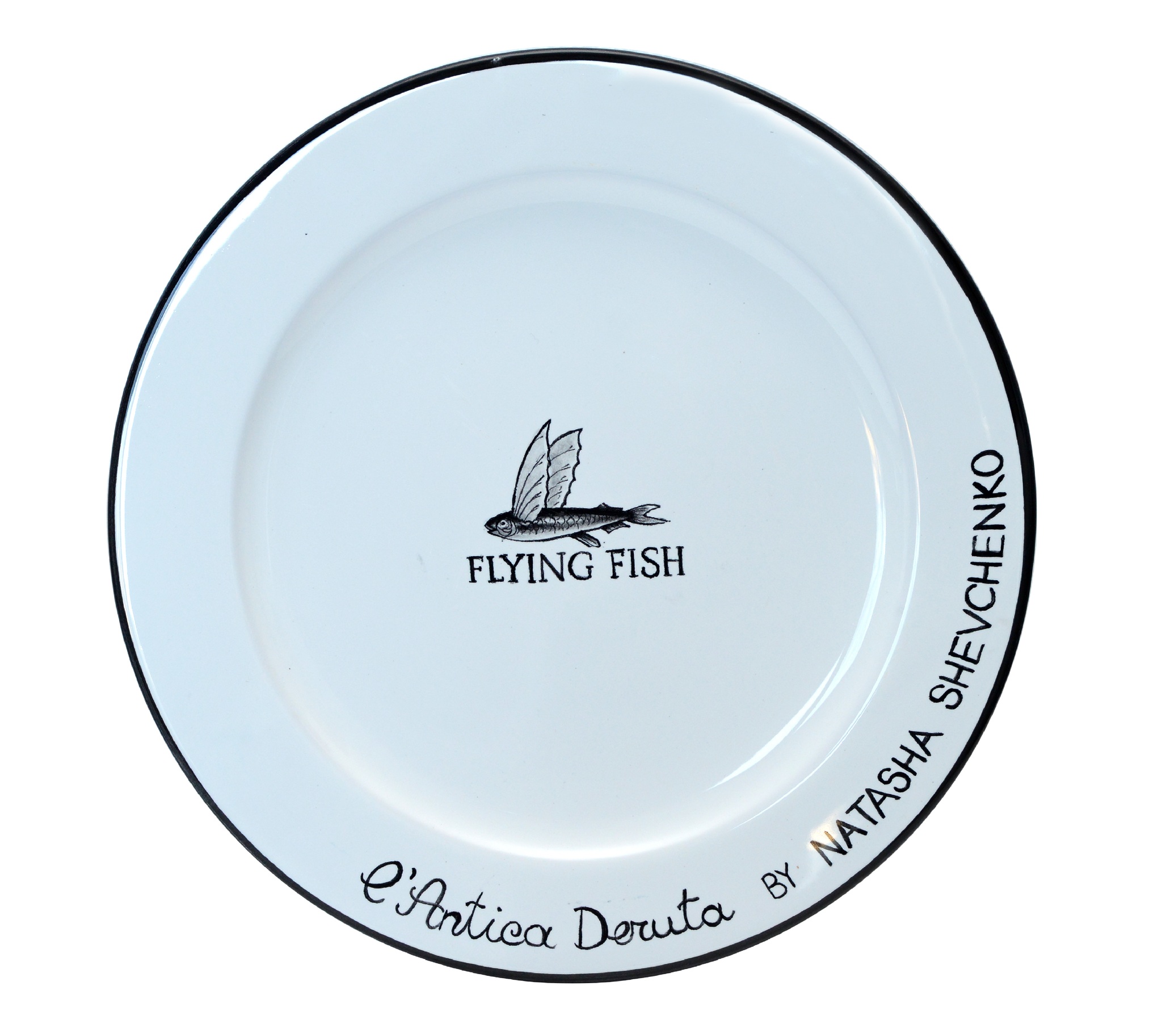 Set of plates Flying Fish collection, 4 pc.