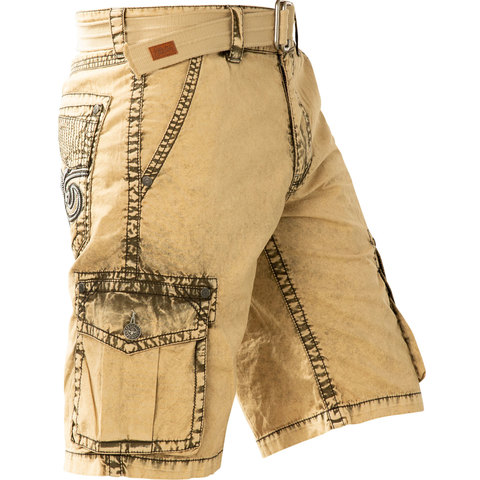 Affliction | Шорты мужские Basis Cargo Shorts 110WS176 с карманами правый бок