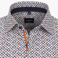 Сорочка мужская Venti Modern Fit 134121400-100 с геометрическим рисунком