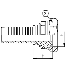Фитинг DN 12 DKM 24x1.5