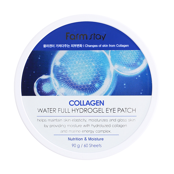 Farm Stay Collagen Water Full Hydrogel Eye Patch 90 g., фото 1