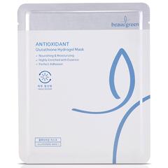 BeauuGreen Гидрогелевая маска антиоксидантная для сияния кожи с глутатионом - Glutathione Hydrogel Mask, 1 шт