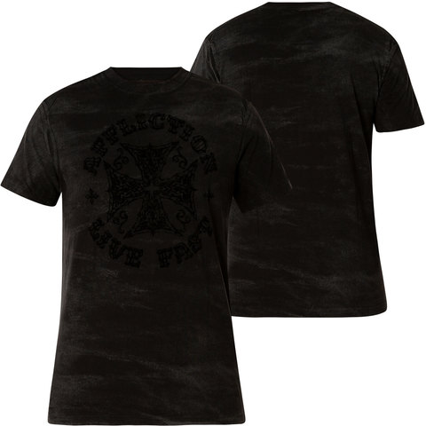Affliction | Футболка мужская FINAL BATTLE Charcoal A16514 перед и спина
