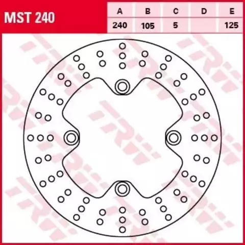 Тормозной диск MST240