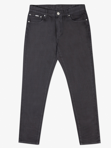 Плотные джинсы цвета серого графита из премиального хлопка / Распродажа